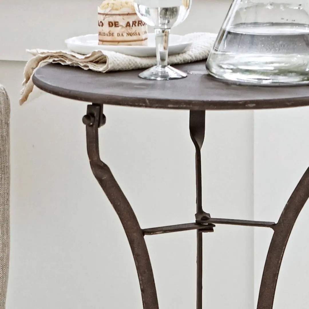 Loberon Torrance Bijzettafel 40cm - Bruin - afbeelding 2 van 6