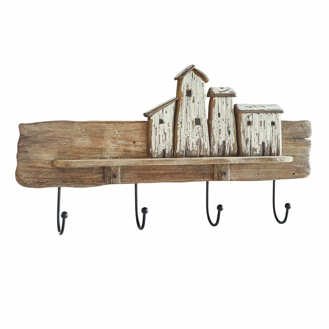Loberon Bord met haken Charmani - Bruin - afbeelding 2 van 6