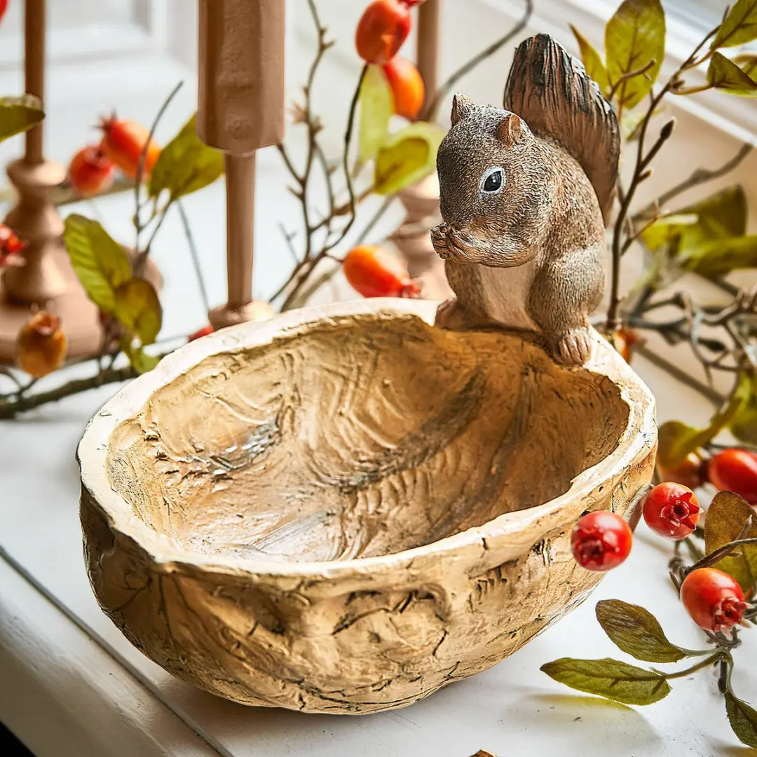 Loberon Orinell Decoratieve Schaal - Bruin - afbeelding 4 van 4