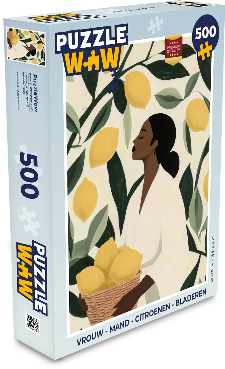PuzzleWow Legpuzzel Vrouw