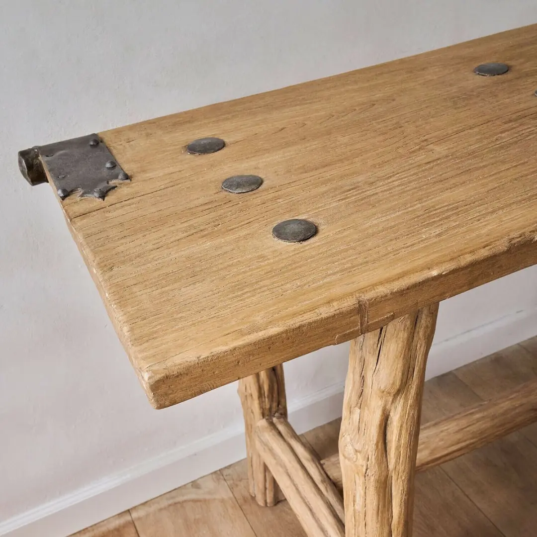 Loberon Crestmoore Wandtafel - 6 Personen - Bruin - afbeelding 6 van 6