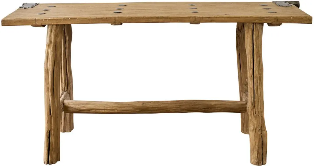 Loberon Crestmoore Wandtafel - 6 Personen - Bruin - afbeelding 4 van 6