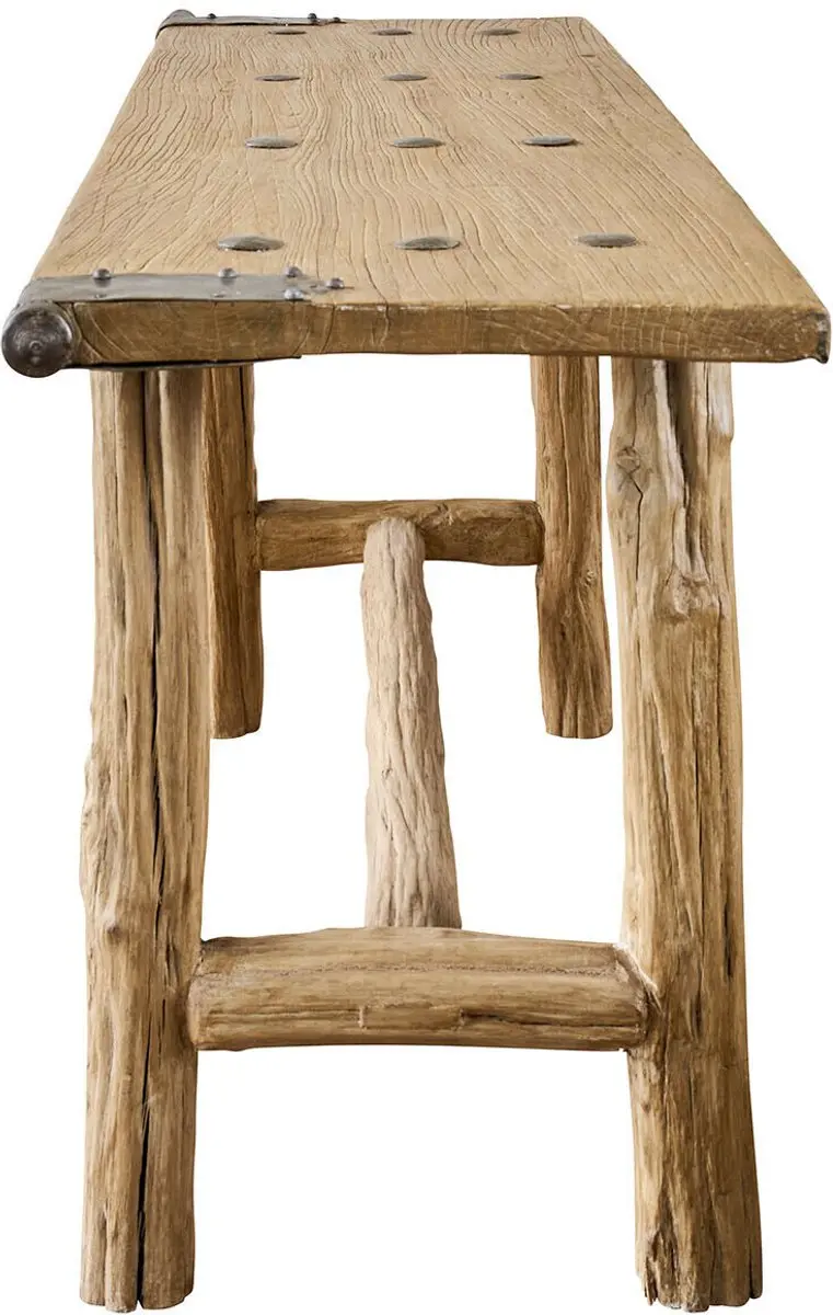 Loberon Crestmoore Wandtafel - 6 Personen - Bruin - afbeelding 3 van 6