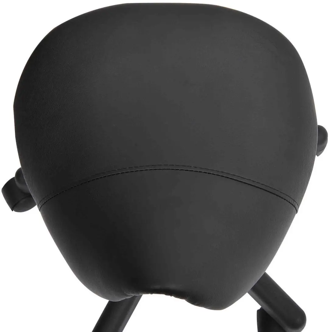Homcom Rolkruk Zwart - 35x38x45-57cm - afbeelding 3 van 6