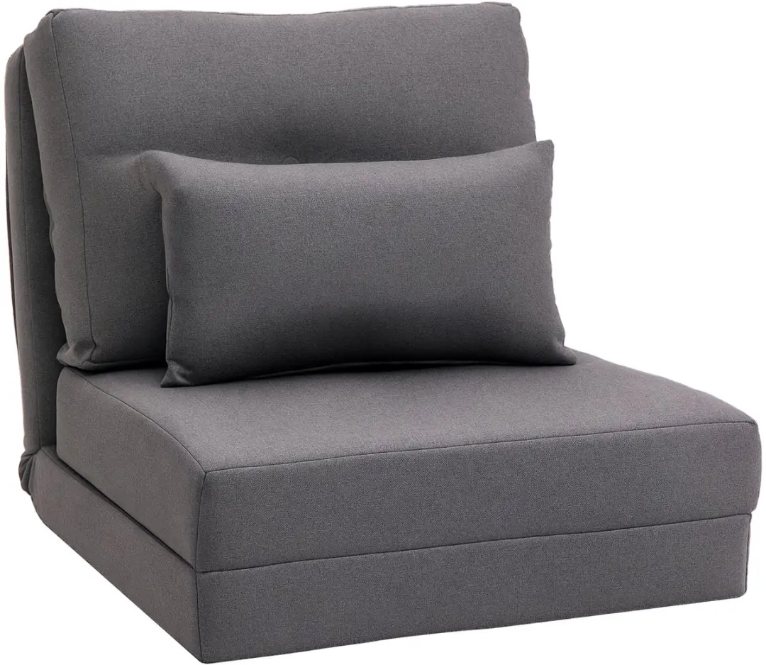 Homcom Opvouwbare Vloerfauteuil 2-in-1