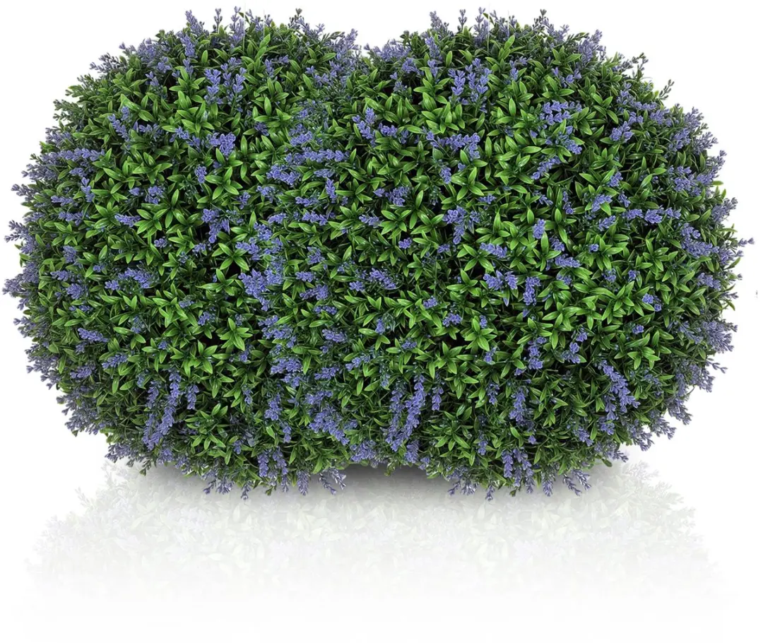 HOMCOM-Kunstpflanzen-Kunststoff-42L x 42B x 42H cm-Violett