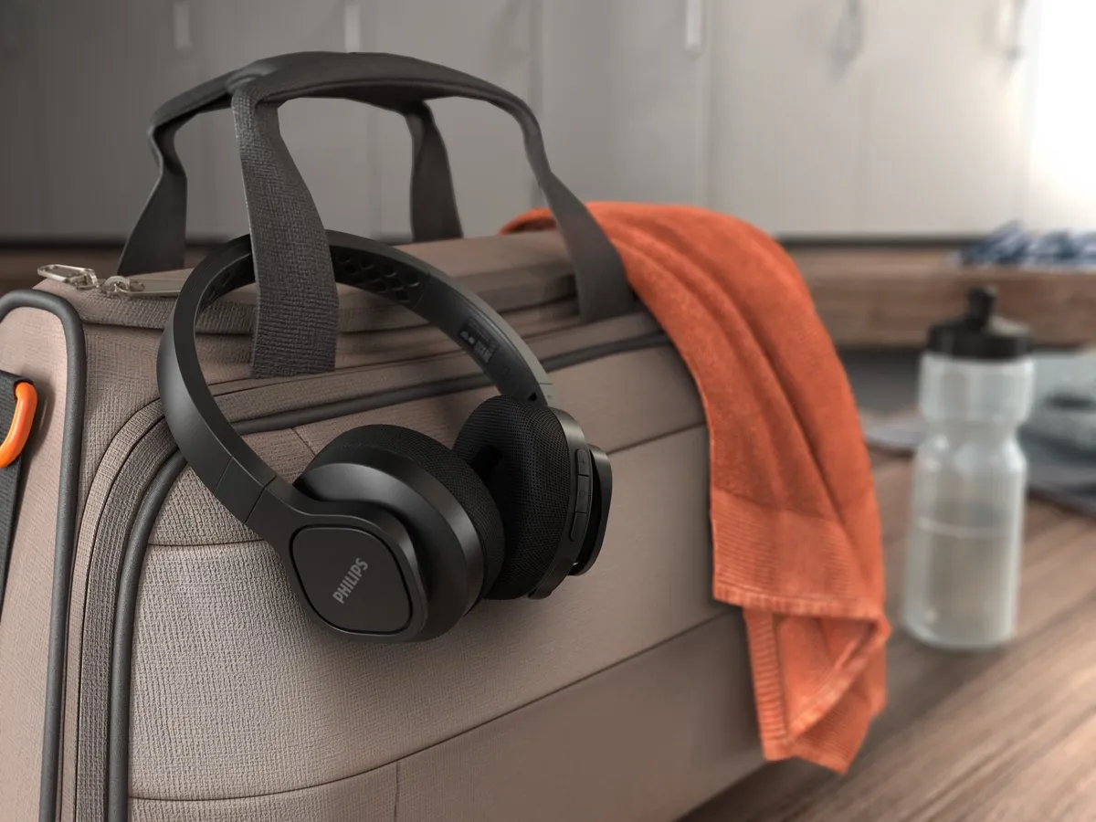 Philips TAA4216 Draadloze Sport Koptelefoon - Zwart