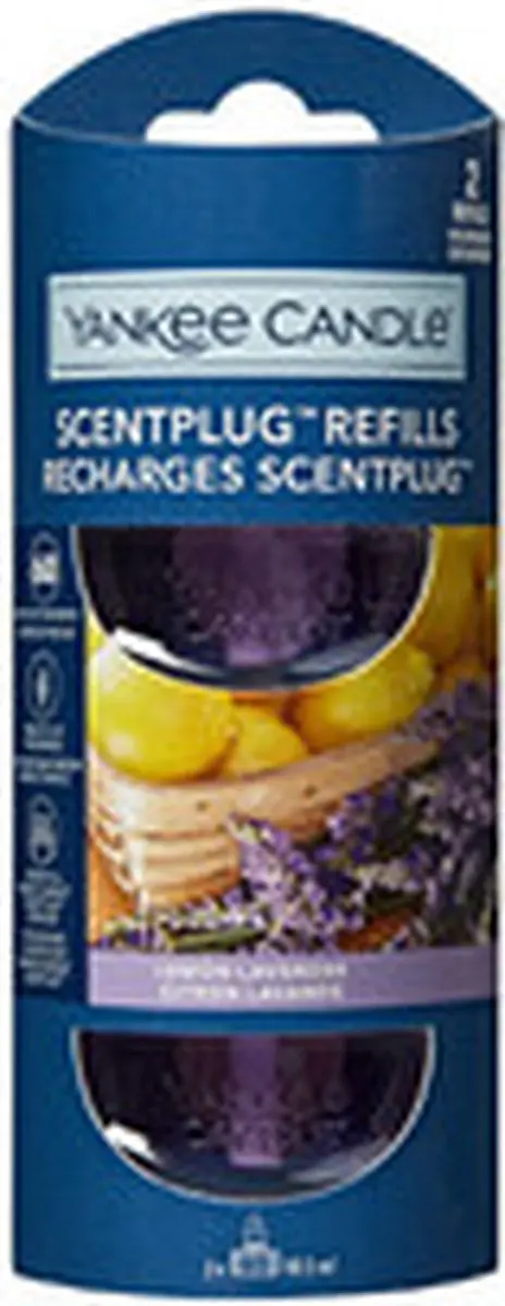 Yankee Candle Lemon Lavender Elektrische Diffuser Navulling 2x185ml - afbeelding 2 van 3