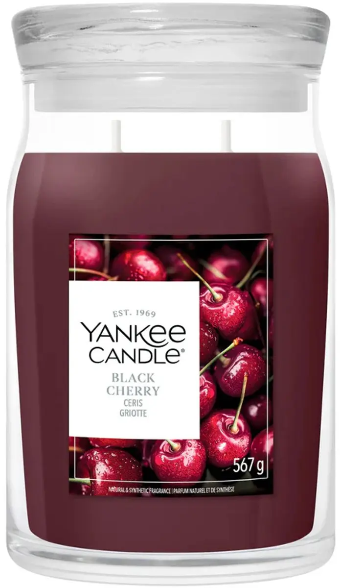 Yankee Candle Black Cherry Geurkaars 567g
