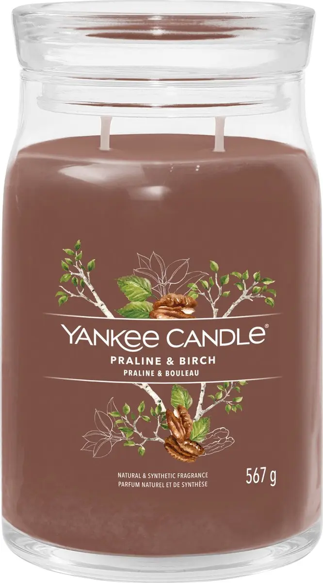 Yankee Candle Praline & Birch Geurkaars