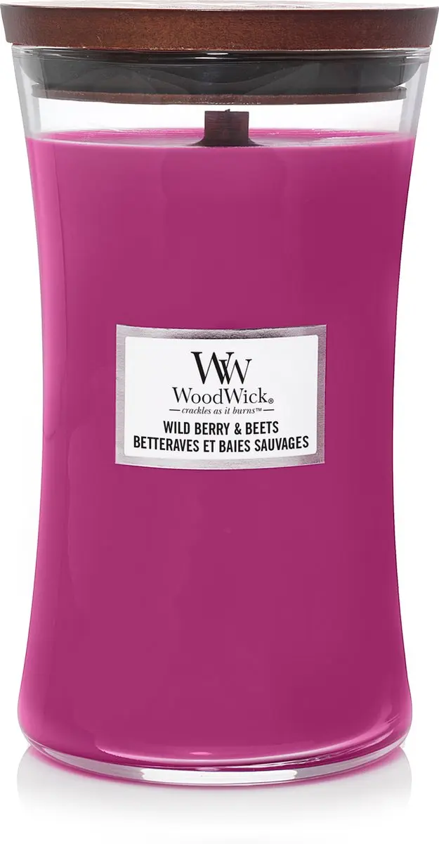 WoodWick Large Hourglass Geurkaars Wild Berry & Beets