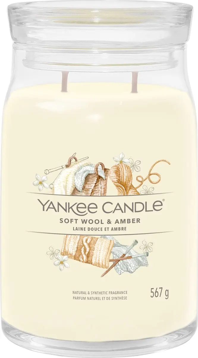 Yankee Candle Wool & Amber Geurkaars