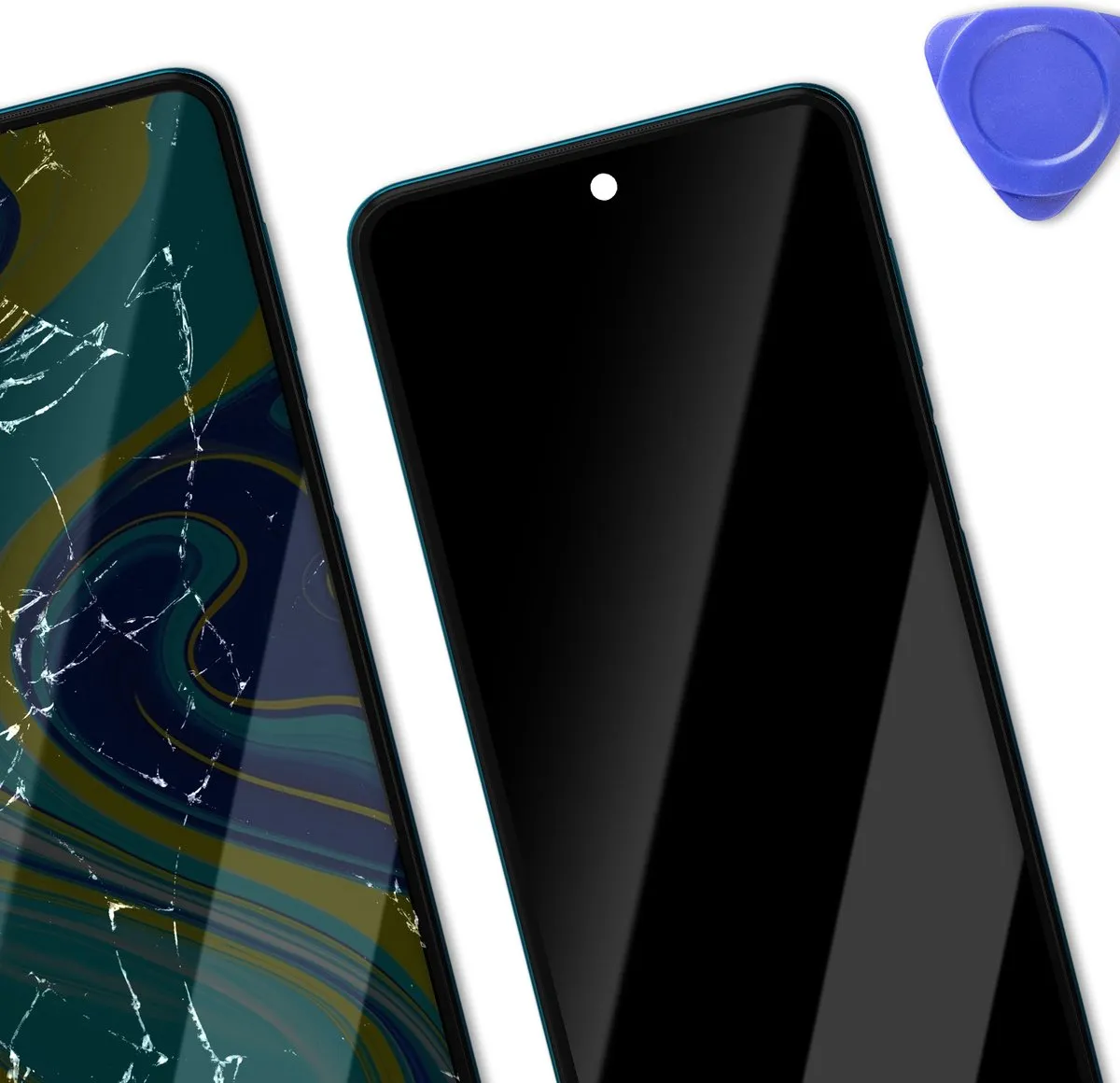 Xiaomi Redmi Note 9S Schermset Pauwblauw - 560003J6A100
