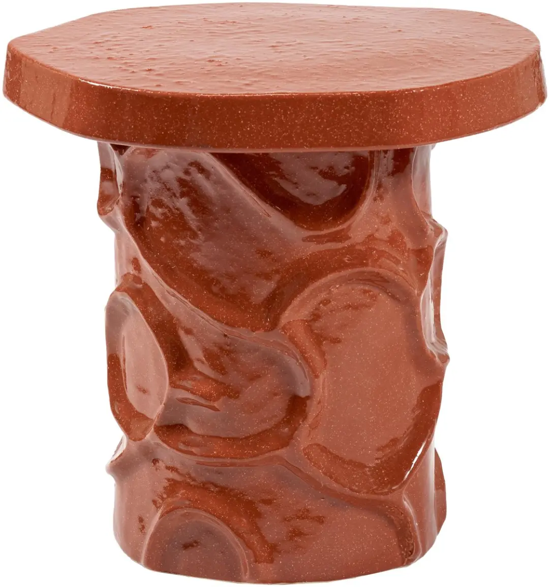 Serax Marie Michielssen Mena 07 Bijzettafel Pawn Rood / Roest Diameter 35-39cm H
