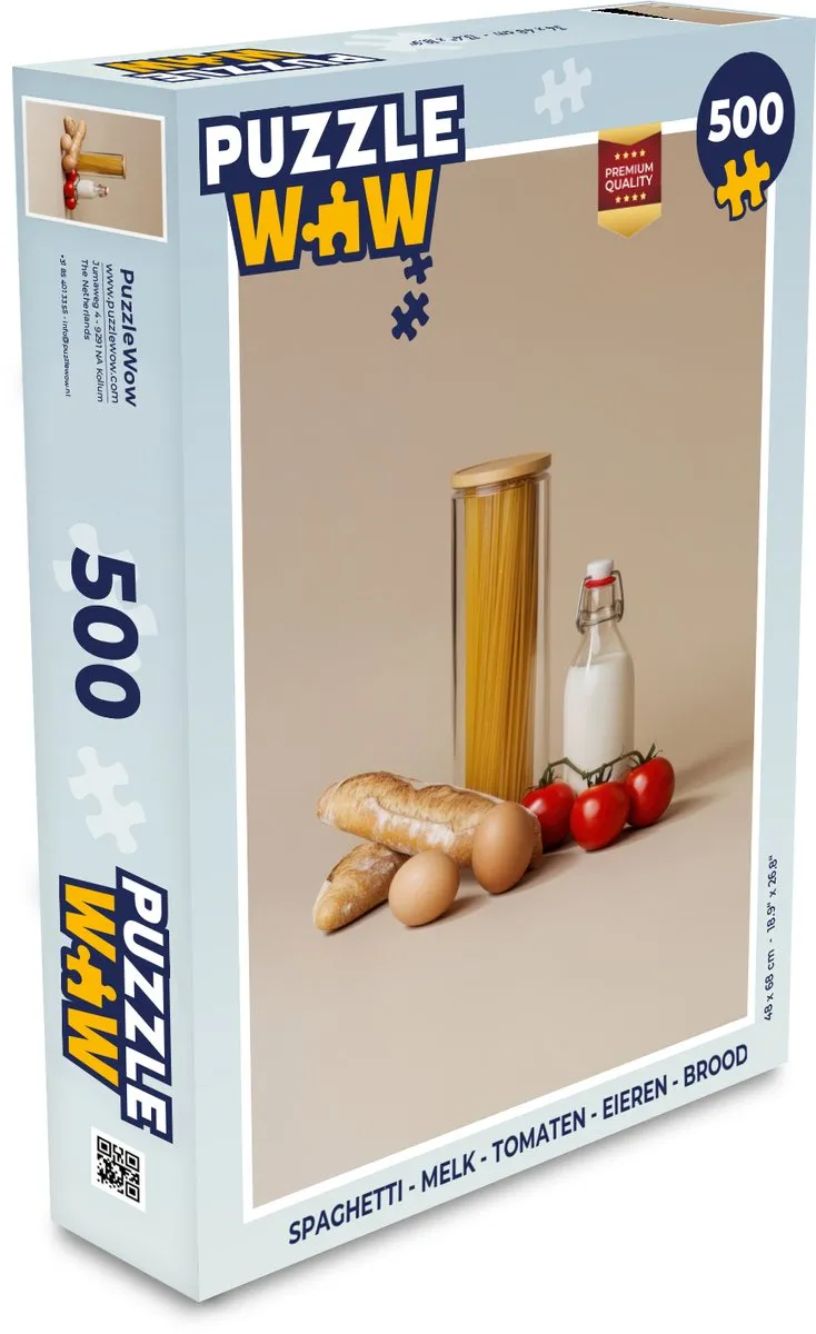 PuzzleWow Spaghetti Puzzel 500 Stuks