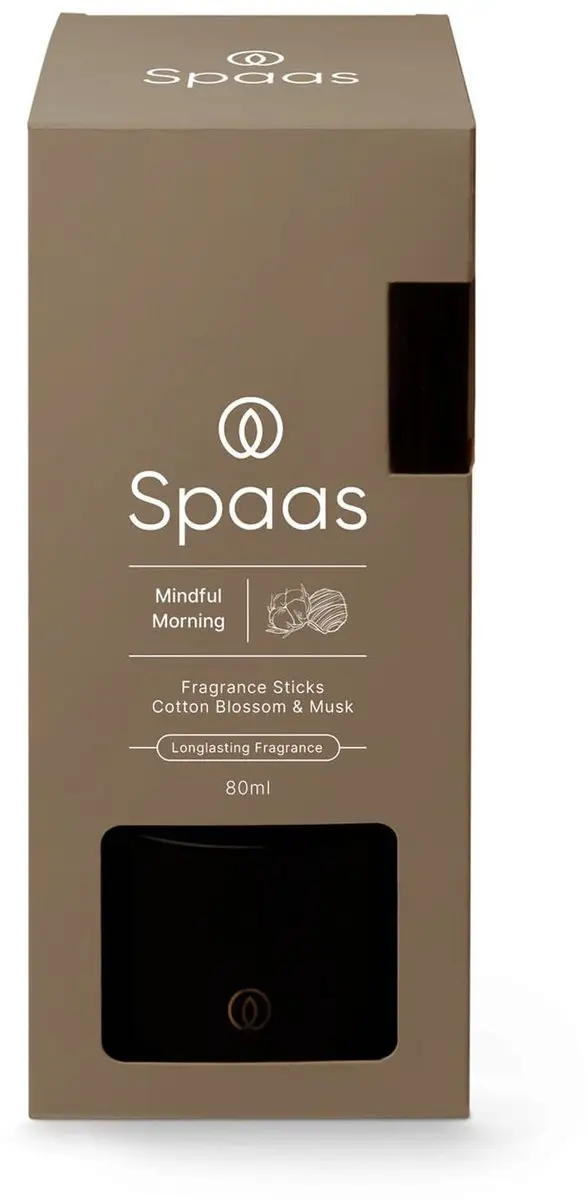 Spaas Geurstokjes Katoenbloesem en Muskus 80ml