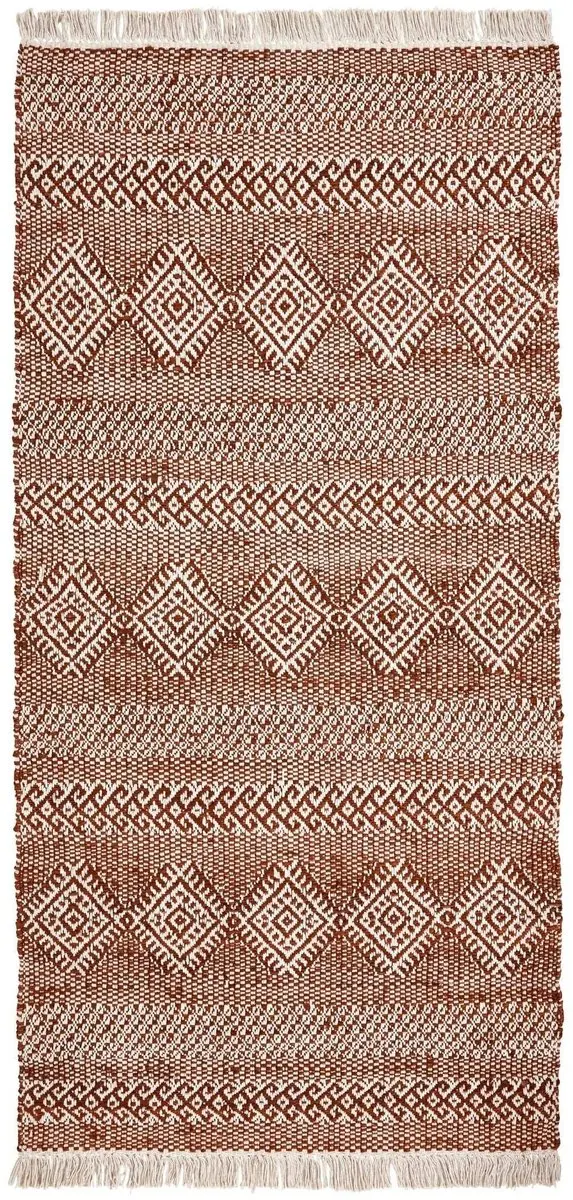 House Doctor Vloerkleed Ethnic Bruin Natuur 90x200cm