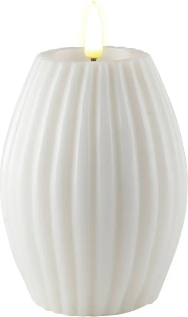 Deluxe Homeart LED Ribbelkaarsen 3cm