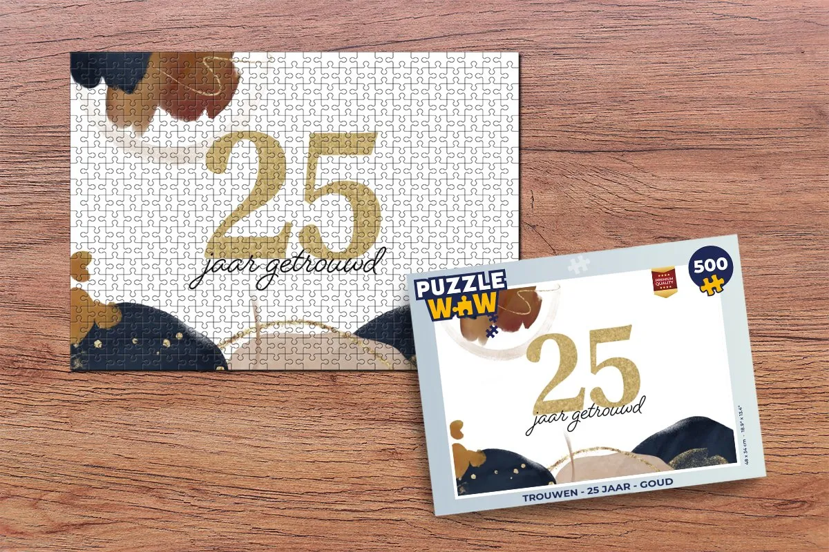 PuzzleWow Quotes Legpuzzel 500 Stuks - Multicolor