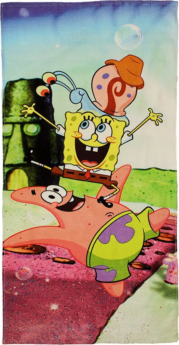 Spongebob Squarepants Patrick Ster Gerrit Fun Badlaken Strandlaken 70x140cm