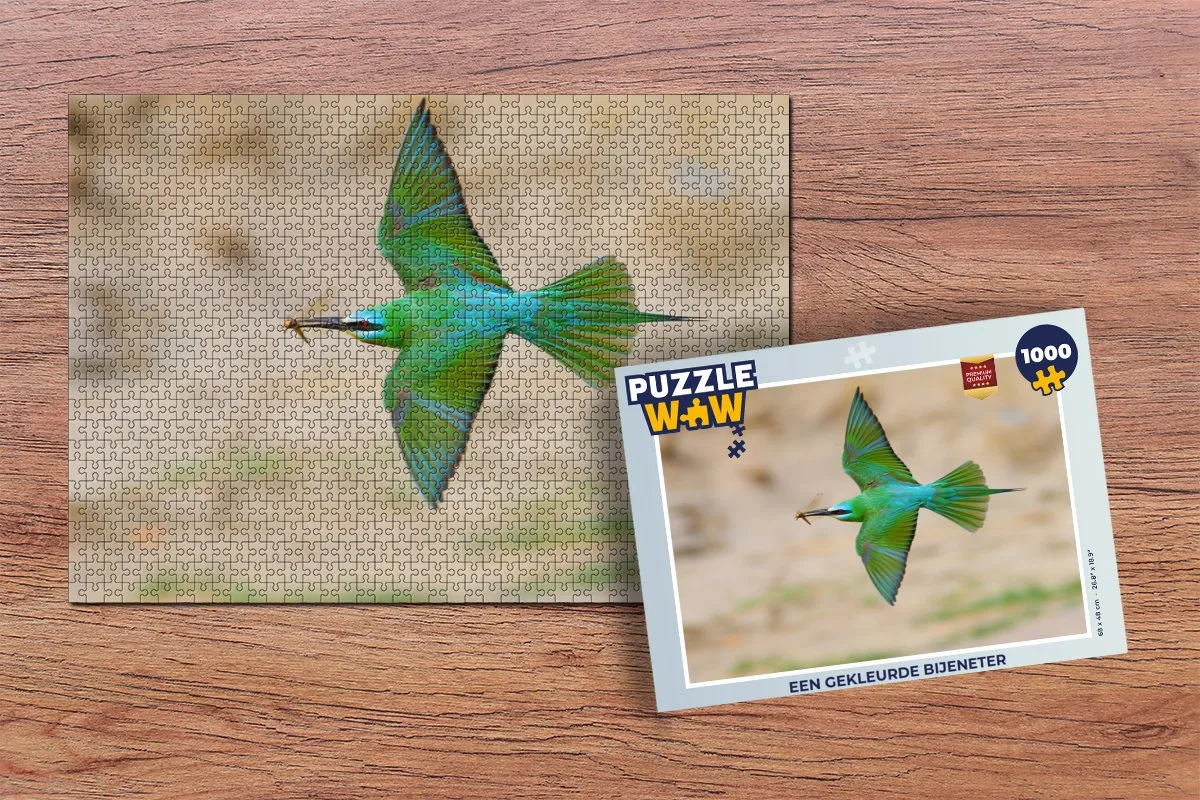 PuzzleWow Bijeneter Legpuzzel 1000 Stuks - Multicolor