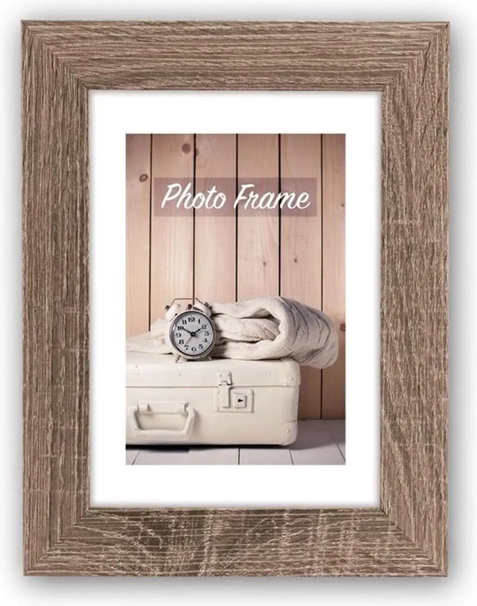 Zep Nelson 5 Houten Fotolijst 30x30cm - Bruin - afbeelding 3 van 6