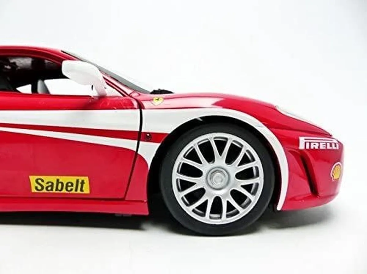 Ferrari F430 Challenge #14 Hot Wheels - 1:18 - Rood/Wit