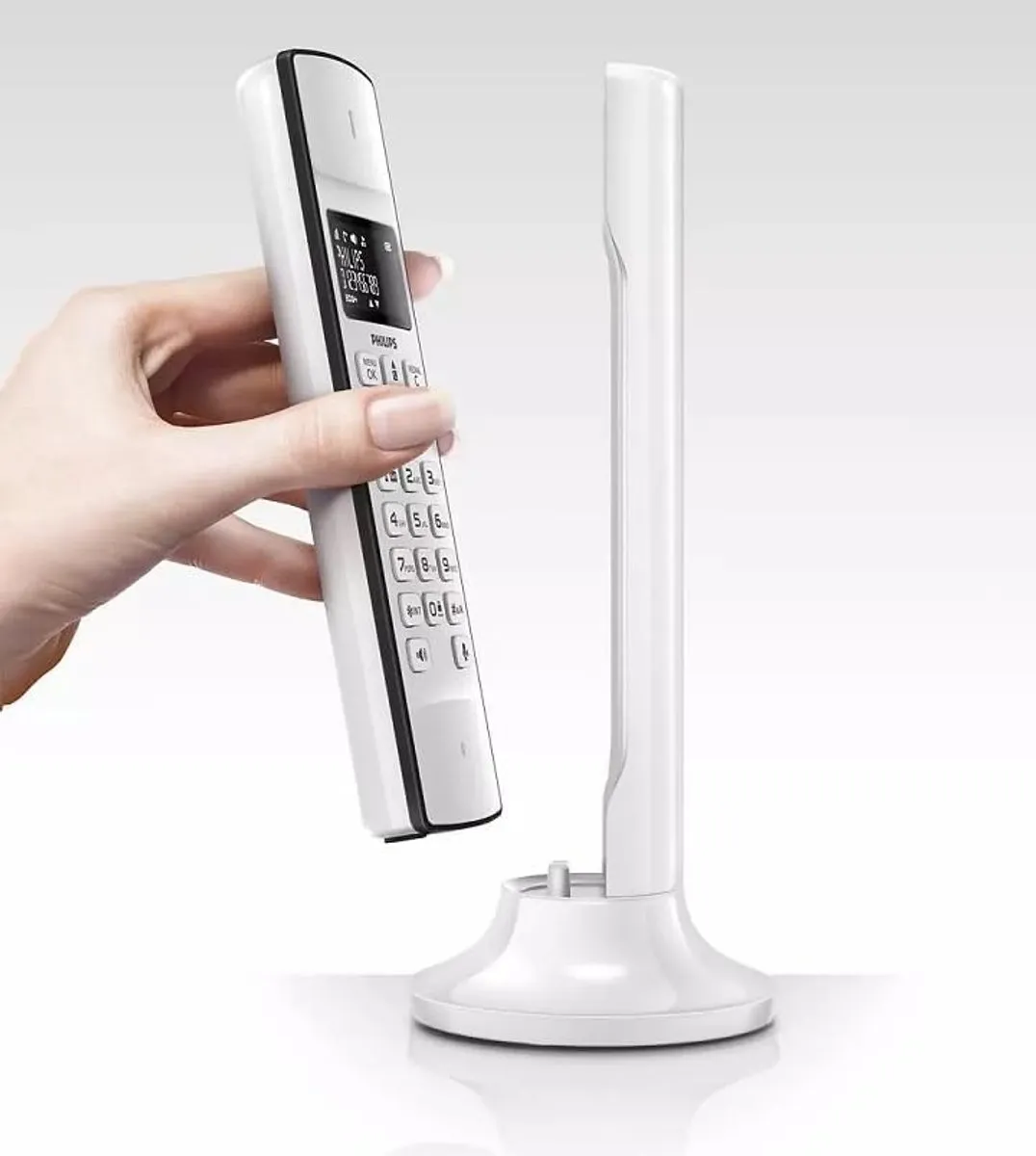Philips Linea M4501W/01 Telefoon - DECT - 16 uur spreektijd - Wit