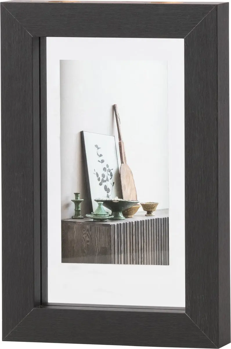 WOOOD Blake Fotolijst 15x25cm - Zwart - afbeelding 4 van 5