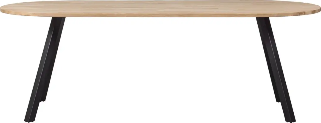 WOOOD Tablo Ovale Tafel 220x90cm - Onbehandeld - afbeelding 4 van 6
