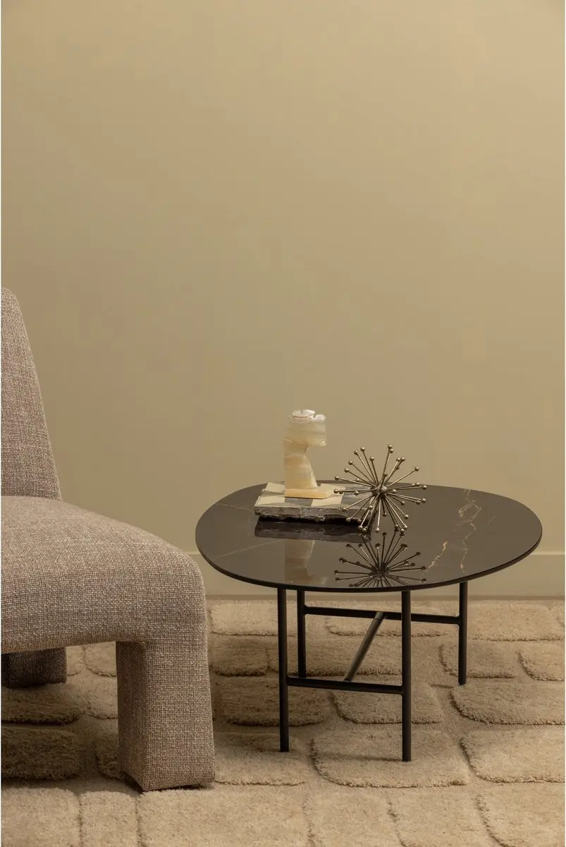 WOOOD Vajen Salontafel 34x80x60cm - Zwart - afbeelding 4 van 6