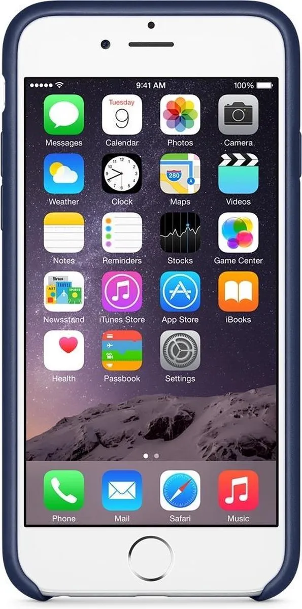 Apple iPhone 6 Leren Hoesje MGR32ZM/A - Blauw