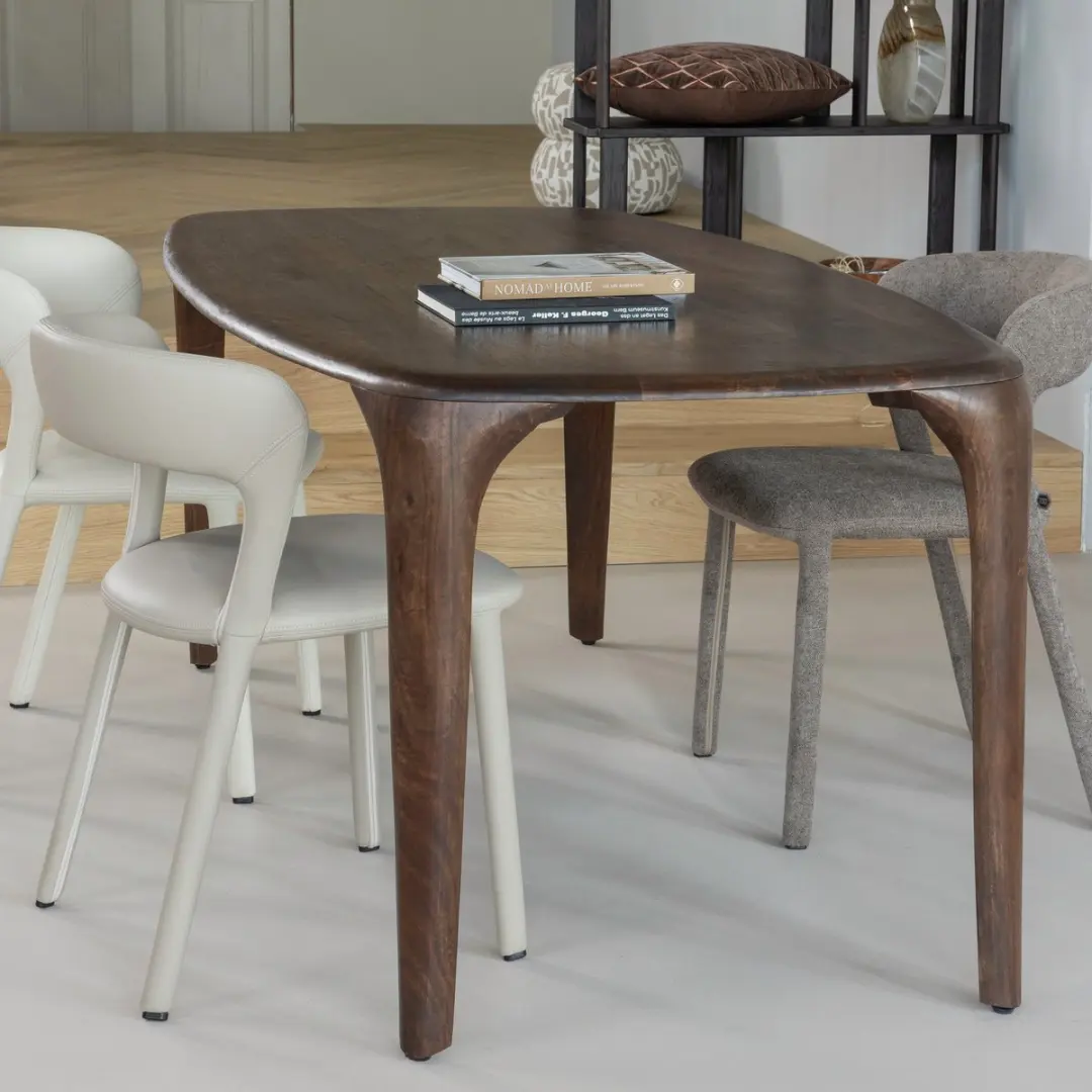 WOOOD Fiore Eettafel Mangohout 190x95cm - afbeelding 3 van 6
