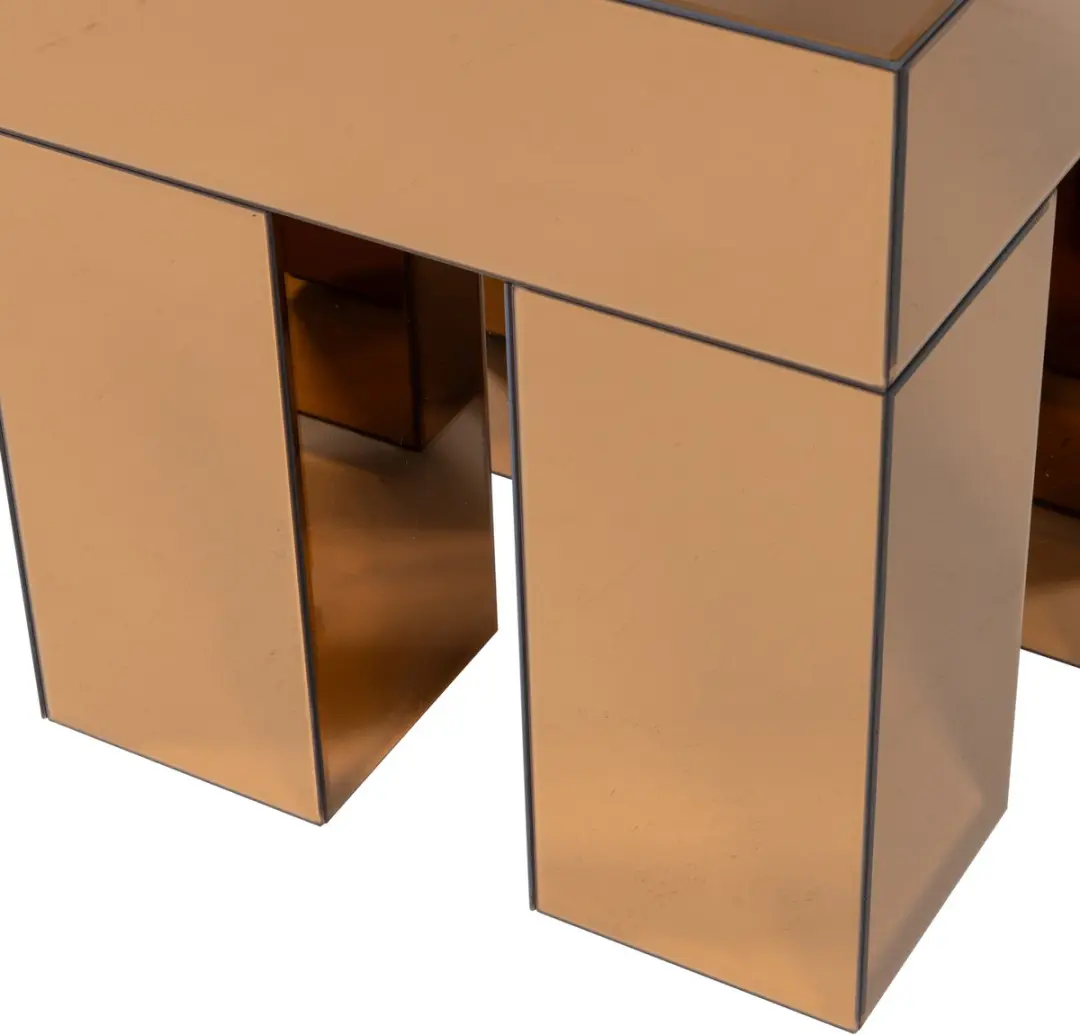 WOOOD Mirrox Bijzettafel 45x45cm - Bruin - afbeelding 3 van 6