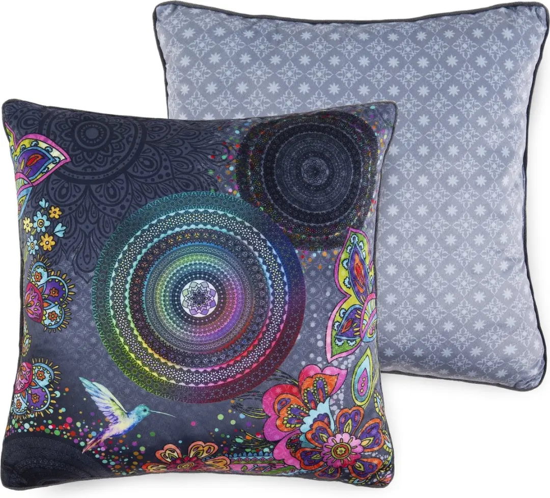Vierkant sierkussen 48x48 cm polyester HIP no.7013 grey