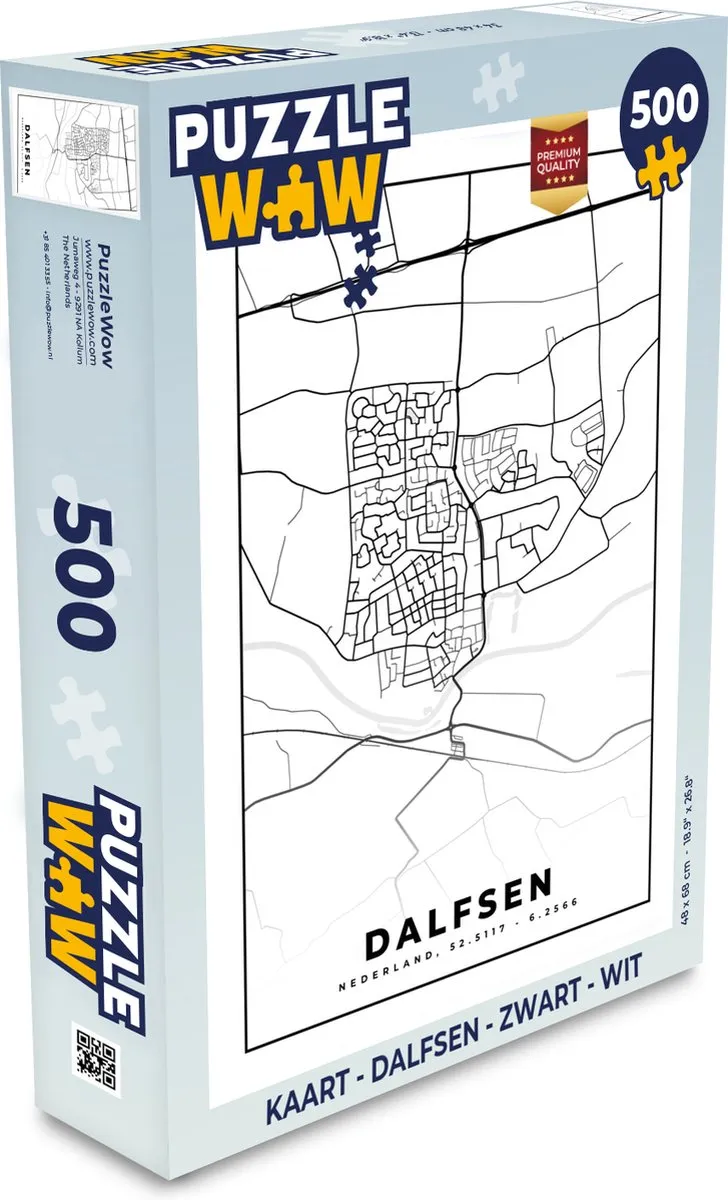 PuzzleWow Dalfsen Legpuzzel 500 Stuks