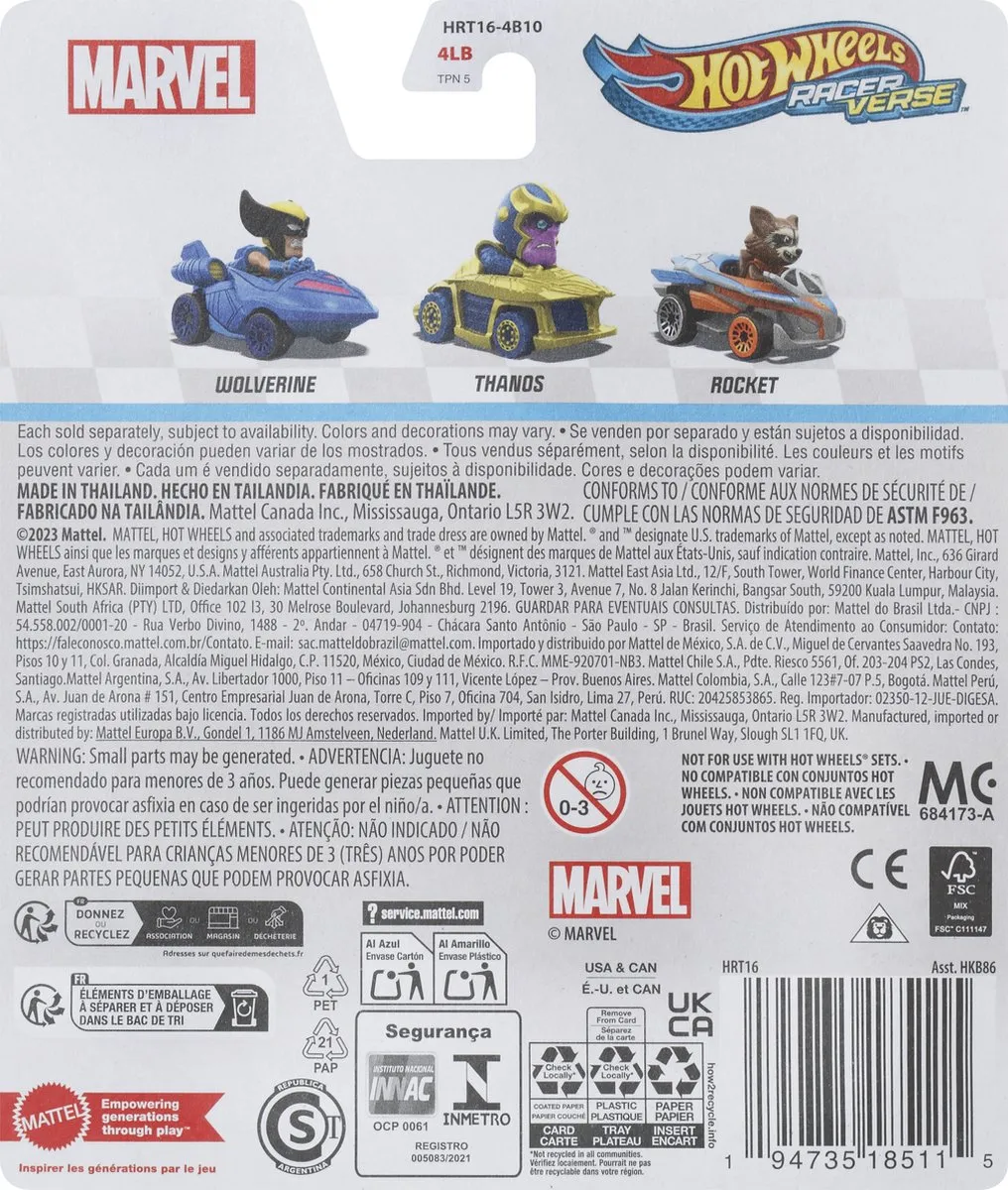 Hot Wheels Wolverine Racer HRT16 - 1:64 - Blauw/Rood