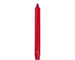 Gouda Kroonkaarsen 24cm Rood - 8 Stuks - afbeelding 4 van 6
