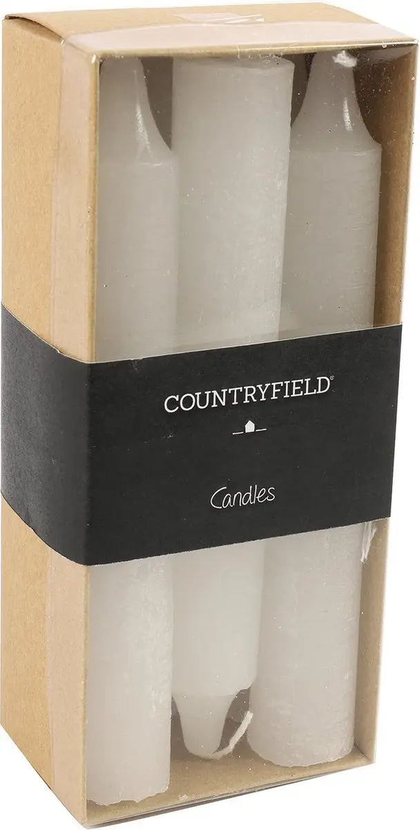 Set van 6 kaarsen Countryfield 14cm