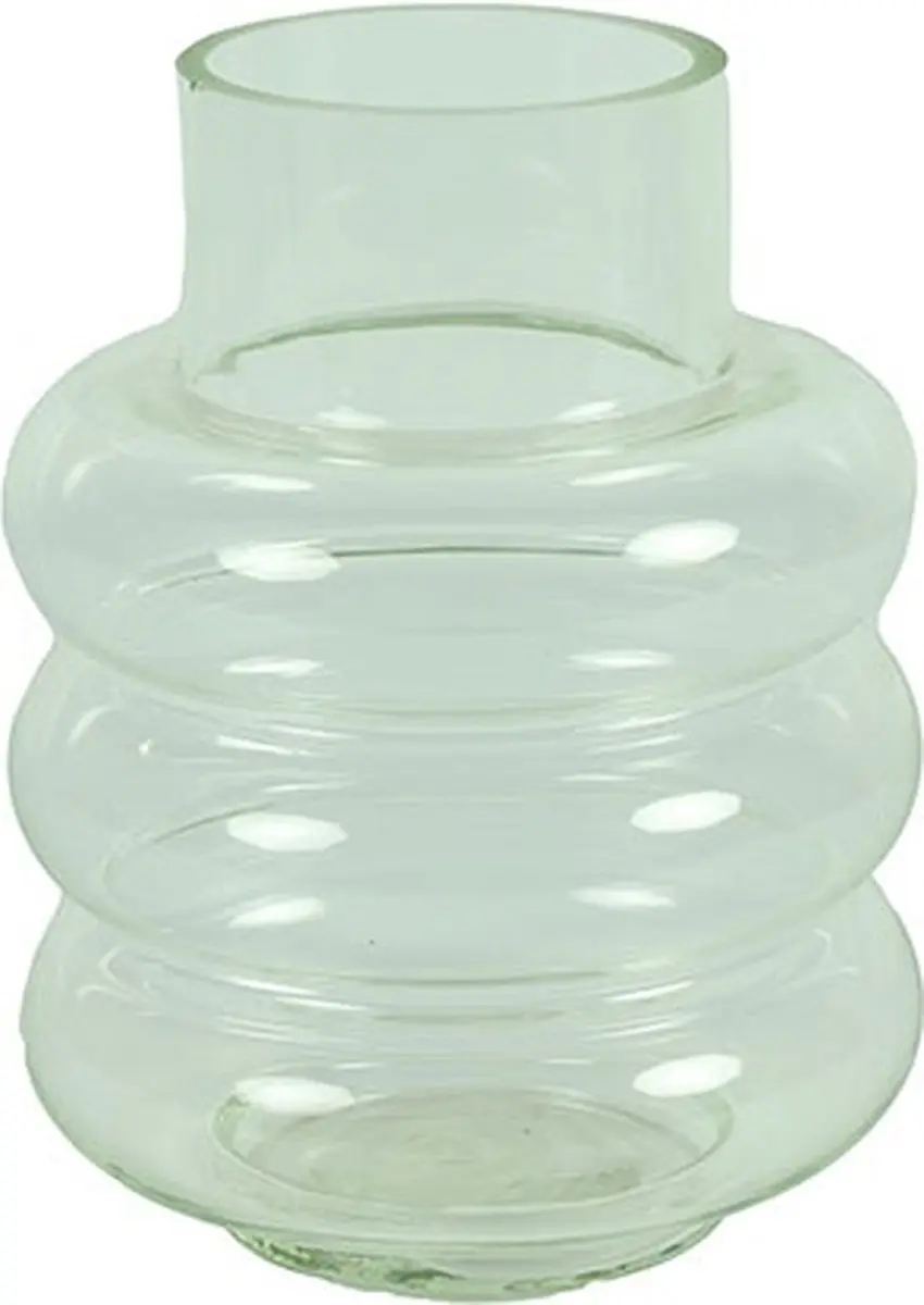 Countryfield Vaas Nikky glas L17B17H22,5CM helder
