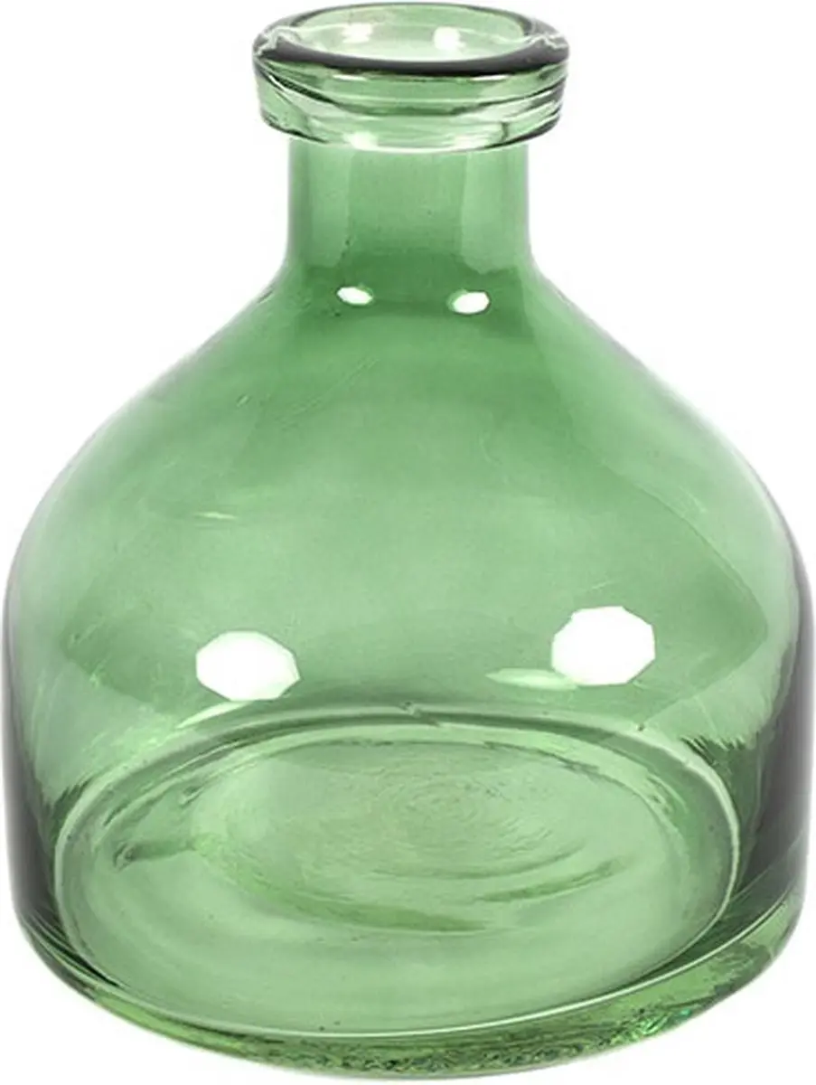 Countryfield vaas/Buikfles Missy glas groen
