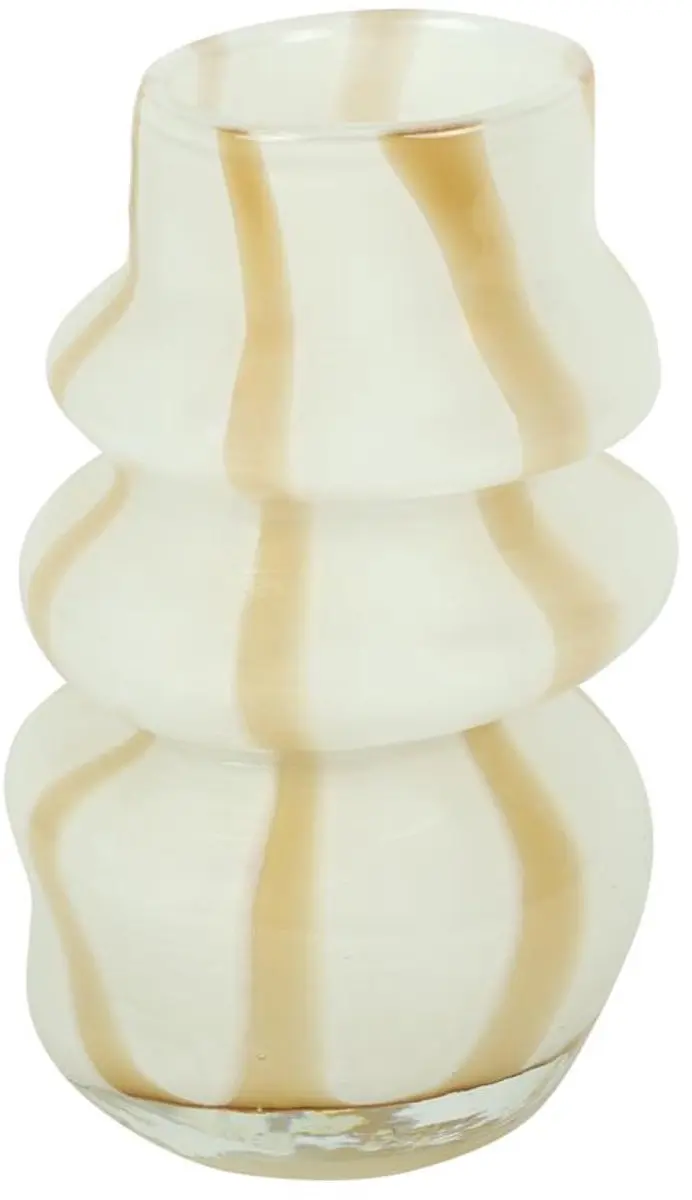 Vaas Sweet Rib S wit Ø15,5xH24cm