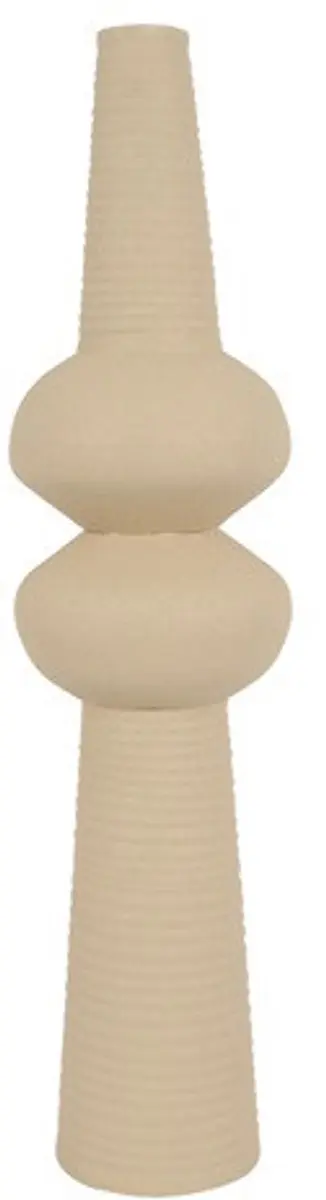 Countryfield Vaas Evie metaal L25B25H102CM crème