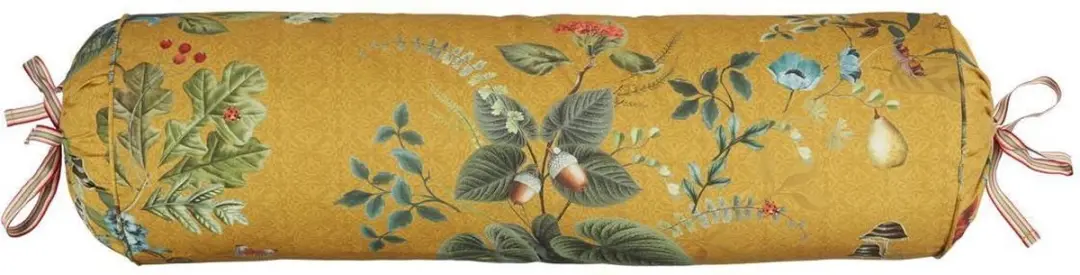 Pip Studio Fall In Leaf Roll Sierkussen Yellow 1x 22 x 70 cm