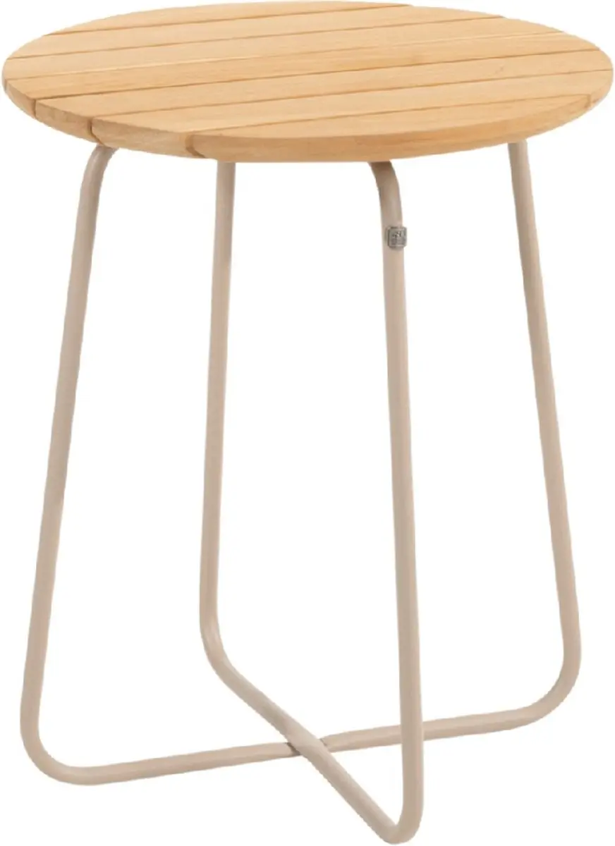 4 Seasons Verdi ronde bijzettafel teak 45 cm.