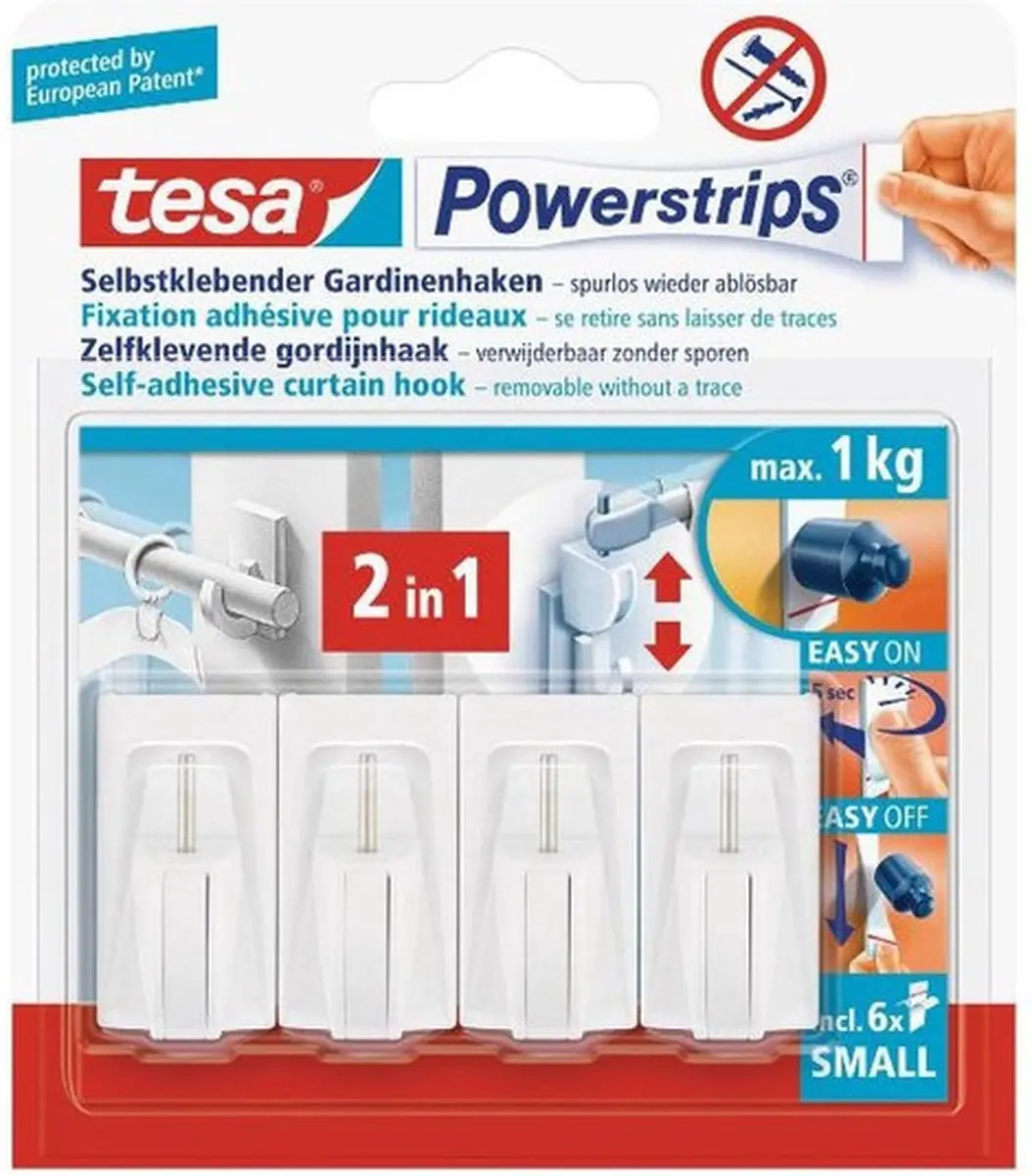 Tesa powerstrips ophanghaken