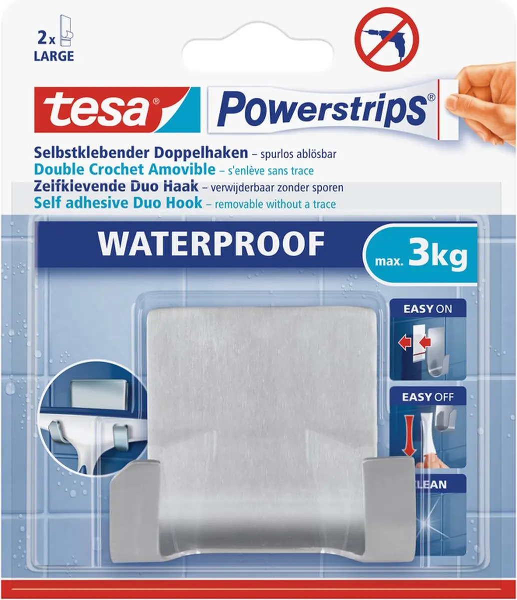 Tesa Powerstrips Dubbele haak