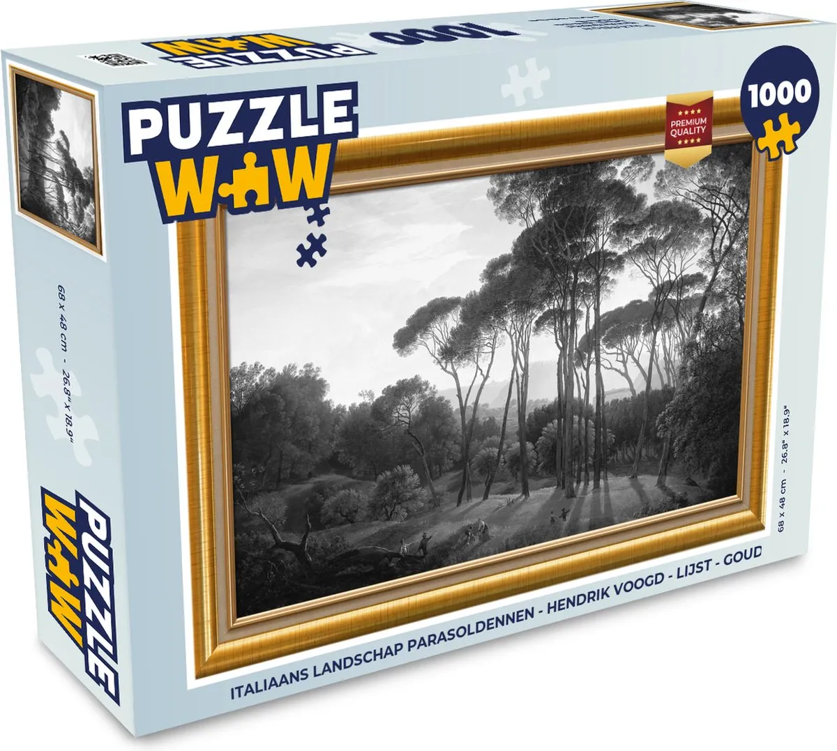PuzzleWow Hendrik Voogd Legpuzzel 1000 Stuks