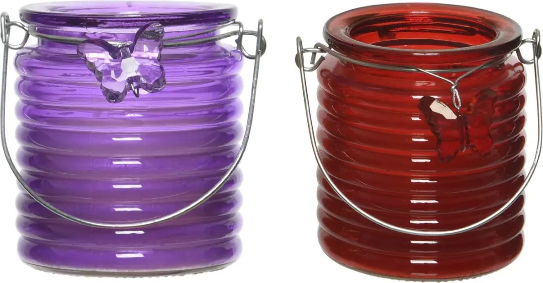 Citronella windlicht met kaars