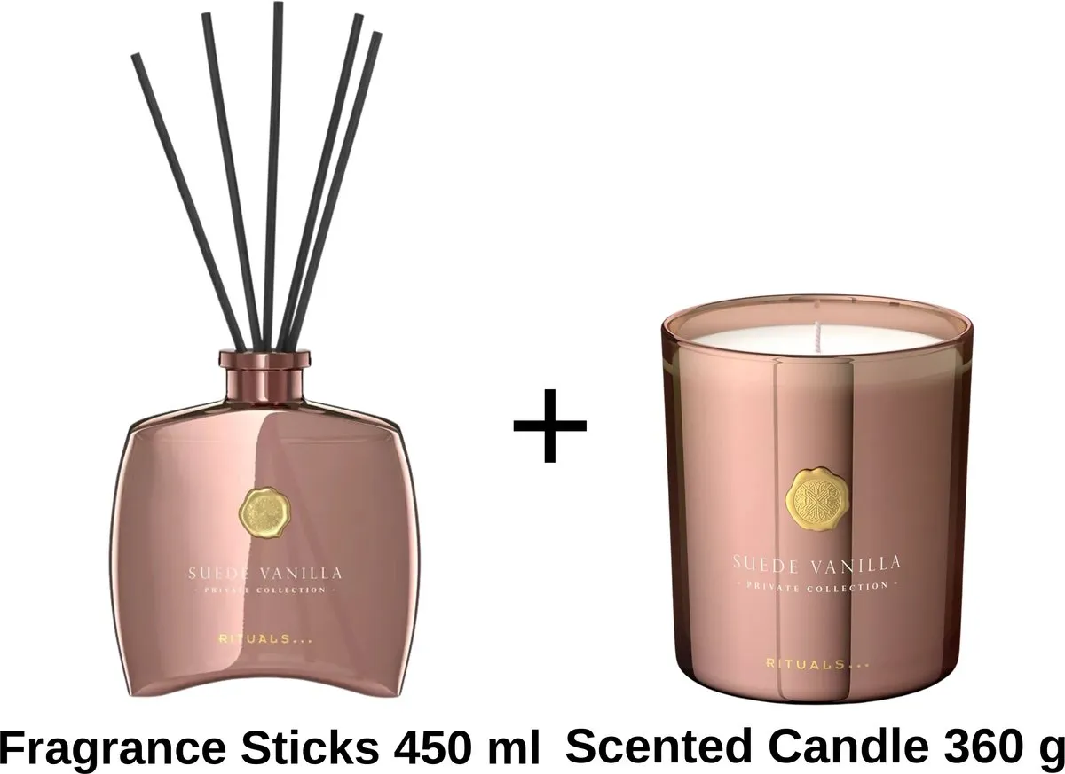 Rituals Suede Vanilla Geursticks & Kaars